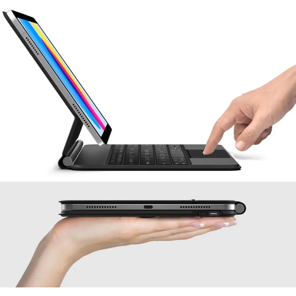 Wholesale Tech-Protect SmartCase Magnetic + Keyboard Apple iPad 10.9" 2022 / 11" 2025 Black - THP4162 - {ean13} - Hurt