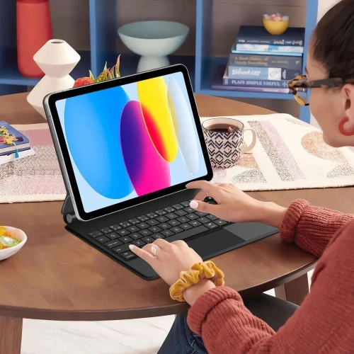 Etui Tech-Protect SmartCase Magnetic + Keyboard Apple iPad 10.9" 2022 / 11" 2025 Black