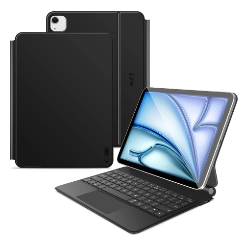 Etui Tech-Protect SmartCase Magnetic + Keyboard Apple iPad Air 10.9" 2020/2022 / iPad Air 11" 2024/2025 Black