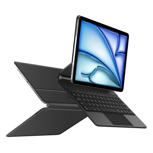 Etui Tech-Protect SmartCase Magnetic + Keyboard Apple iPad Air 10.9" 2020/2022 / iPad Air 11" 2024/2025 Black