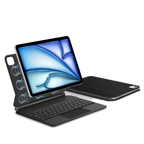 Etui Tech-Protect SmartCase Magnetic + Keyboard Apple iPad Air 10.9" 2020/2022 / iPad Air 11" 2024/2025 Black