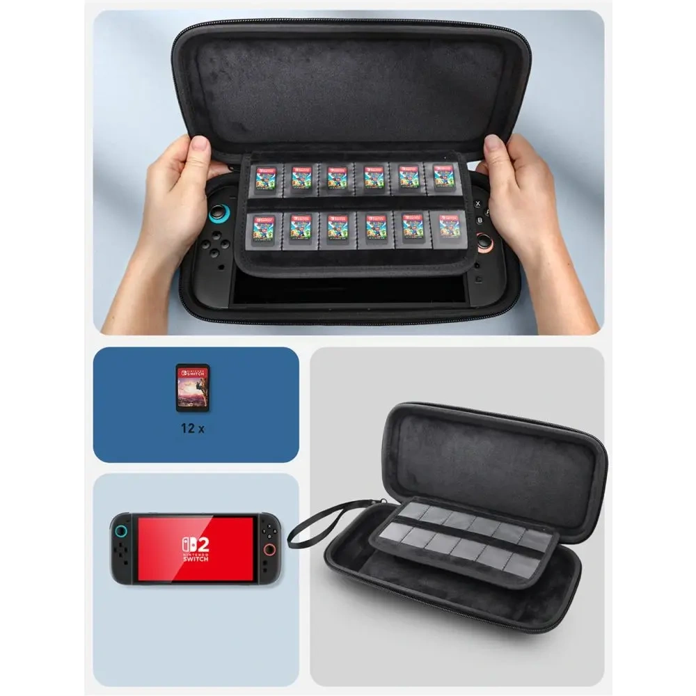 Wholesale Supcase Carrying Mini Nintendo Switch 2 Black - SPC508 - {ean13} - Hurt