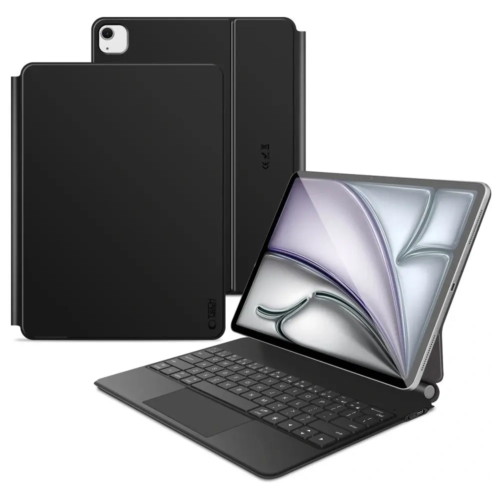 Wholesale Tech-Protect SmartCase Magnetic + Keyboard Apple iPad Pro 12.9” 4 / 5 / 6 / 2020-2022 / Air 13” 1 / 2 / 2024-2025 Black - THP4166 - {ean13} - Hurt