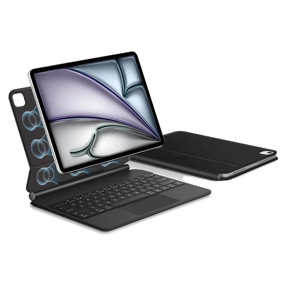 Hurtownia GSM - Tech-Protect SmartCase mágneses + billentyűzet Apple iPad Pro 12.9” 4 / 5 / 6 / 2020-2022 / Air 13” 1 / 2 / 2024-2025 Fekete - THP4166 - {ean13} - Hurt