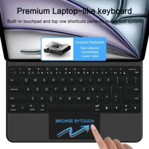 Hurtownia GSM - Tech-Protect SmartCase Magnetic + Klávesnice Apple iPad Pro 12.9” 4 / 5 / 6 / 2020-2022 / Air 13” 1 / 2 / 2024-2025 Černá - THP4166 - {ean13} - Hurt