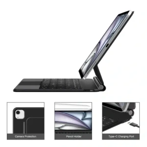 Hurtownia GSM - Tech-Protect SmartCase Magnetic + Klávesnice Apple iPad Pro 12.9” 4 / 5 / 6 / 2020-2022 / Air 13” 1 / 2 / 2024-2025 Černá - THP4166 - {ean13} - Hurt