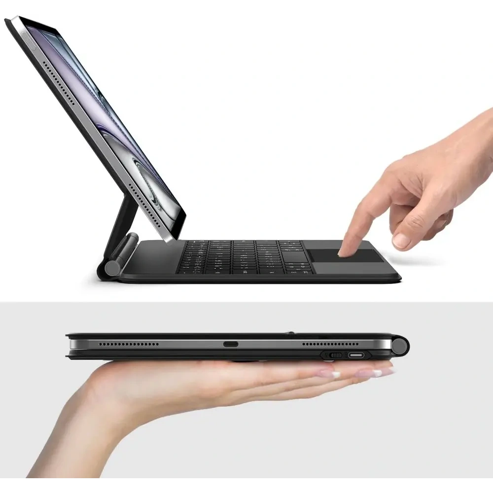 Wholesale Tech-Protect SmartCase Magnetic + Keyboard Apple iPad Pro 12.9” 4 / 5 / 6 / 2020-2022 / Air 13” 1 / 2 / 2024-2025 Black - THP4166 - {ean13} - Hurt