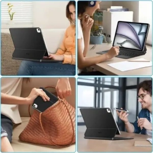 Hurtownia GSM - Tech-Protect SmartCase Magnetic + Klávesnice Apple iPad Pro 12.9” 4 / 5 / 6 / 2020-2022 / Air 13” 1 / 2 / 2024-2025 Černá - THP4166 - {ean13} - Hurt