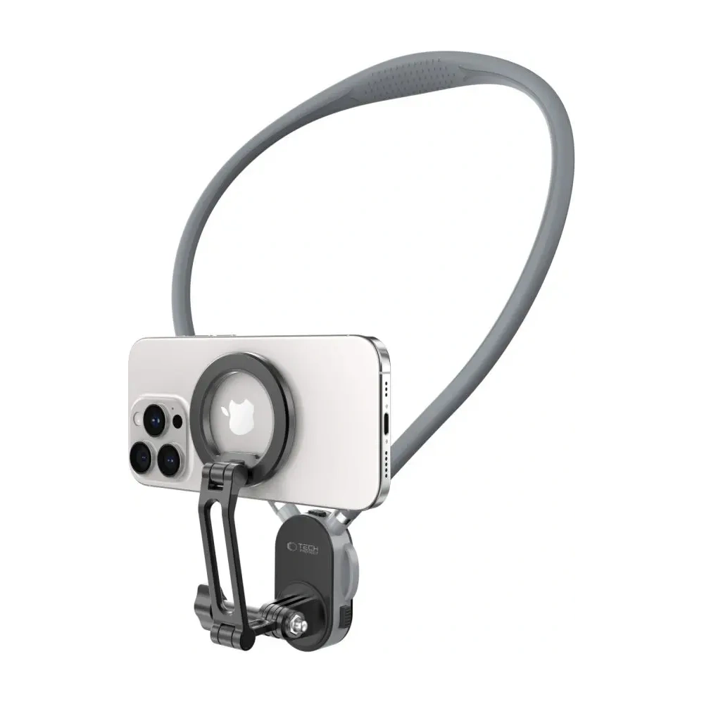 Hurtownia GSM - Tech-Protect AC200 Magnetischer MagSafe & GoPro & DJI Halshalter Crayon Grau - THP4169 - {ean13} - Hurt
