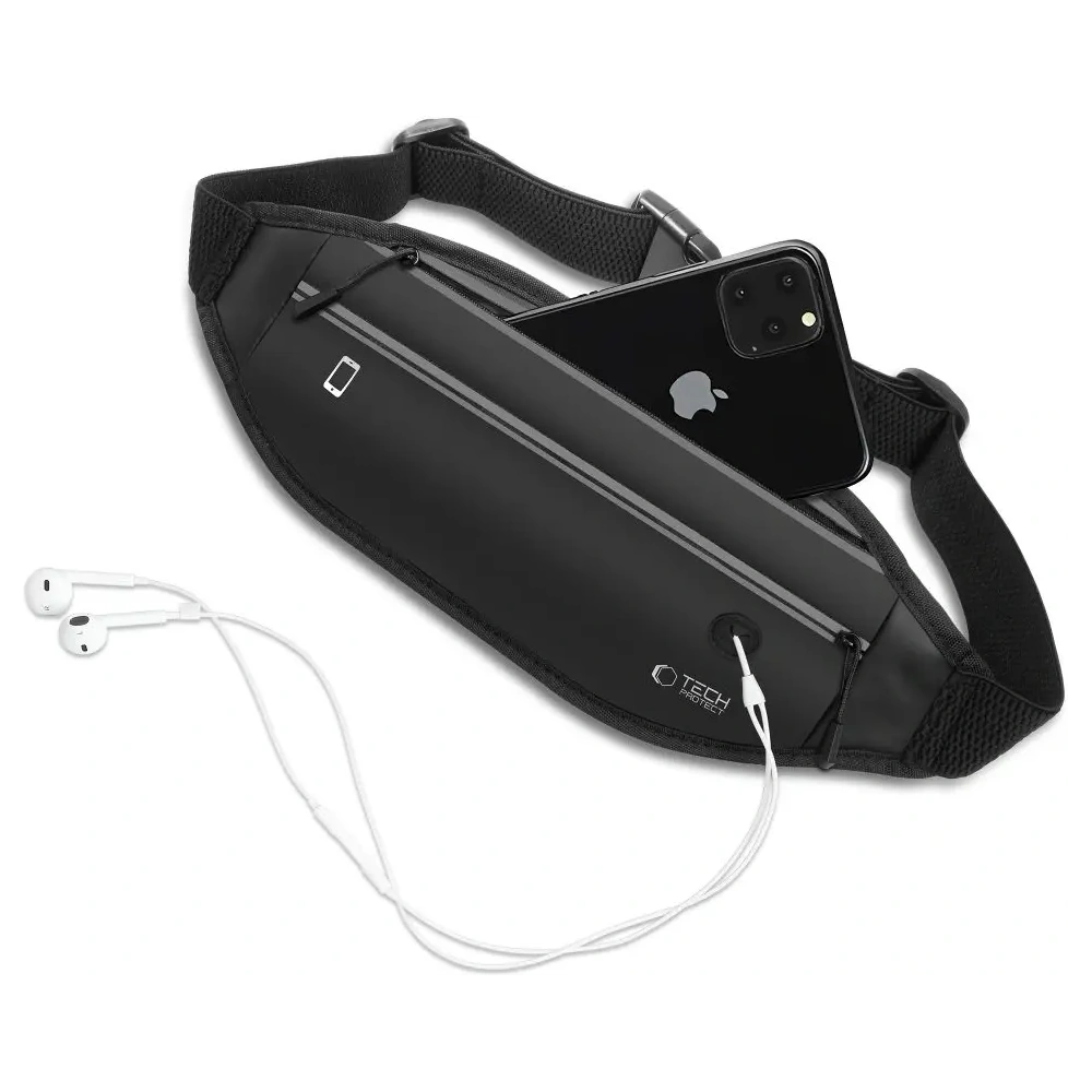 Wholesale Tech-Protect M7 Universal Sport Waist Bag Black - THP4170 - {ean13} - Hurt