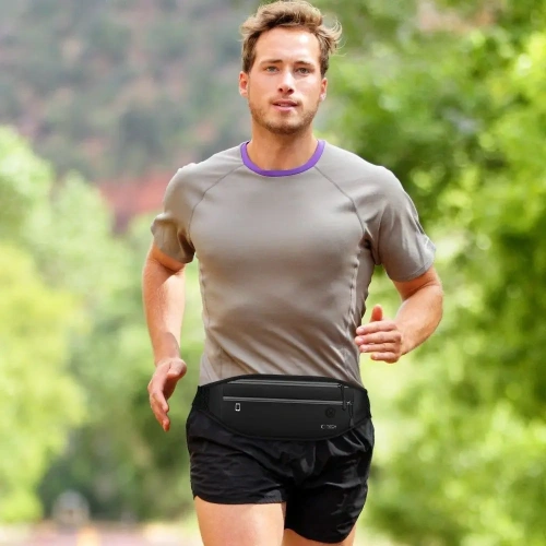 Saszetka biodrowa Tech-Protect M7 Universal Sport Waist Bag Black