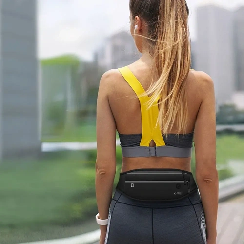 Saszetka biodrowa Tech-Protect M7 Universal Sport Waist Bag Black