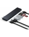 Wholesale Satechi Pro Hub Slim with dual USB-C for Apple MacBook (2xUSB-A, USB-C 4, HDMI, SD/microSD, USB-C) (midnight) - STH191 - {ean13} - Hurt