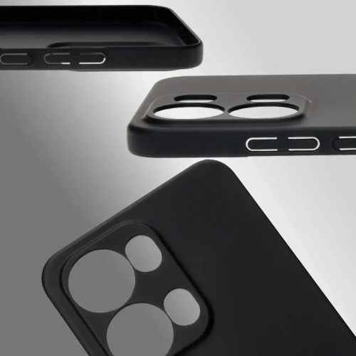 Etui Bizon Case Łupka do Oppo Reno13 Pro czarne