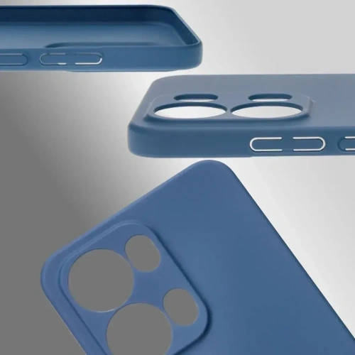 Etui Bizon Case Łupka do Oppo Reno13 Pro niebieskie