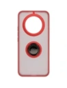 Wholesale Bizon Case Hybrid Ring Realme 14 Pro+ Plus 5G smoky with a red frame - BIZ9097 - {ean13} - Hurt
