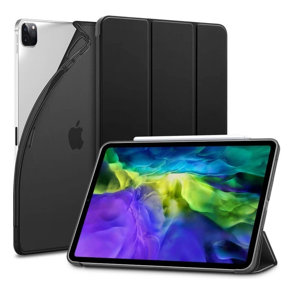 Hurtownia GSM - Etui ESR Rebound Slim Apple iPad Pro 12.9 2018/2020 (3. a 4. generace) Jelly Black - ESR200BLK - {ean13} - Hurt
