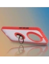 Wholesale Bizon Case Hybrid Ring Realme 14 Pro+ Plus 5G smoky with a red frame - BIZ9097 - {ean13} - Hurt