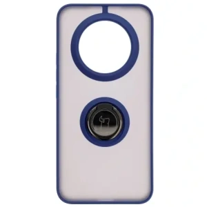Wholesale Bizon Case Hybrid Ring Realme 14 Pro+ Plus 5G smoky with a navy blue frame - BIZ9098 - {ean13} - Hurt