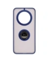 Wholesale Bizon Case Hybrid Ring Realme 14 Pro+ Plus 5G smoky with a navy blue frame - BIZ9098 - {ean13} - Hurt