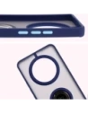 Wholesale Bizon Case Hybrid Ring Realme 14 Pro+ Plus 5G smoky with a navy blue frame - BIZ9098 - {ean13} - Hurt