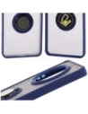 Wholesale Bizon Case Hybrid Ring Realme 14 Pro+ Plus 5G smoky with a navy blue frame - BIZ9098 - {ean13} - Hurt