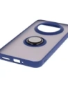 Wholesale Bizon Case Hybrid Ring Realme 14 Pro+ Plus 5G smoky with a navy blue frame - BIZ9098 - {ean13} - Hurt