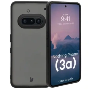 Wholesale Bizon Case Angelo Nothing Phone (3a) smoky with a black frame - BIZ9100 - {ean13} - Hurt