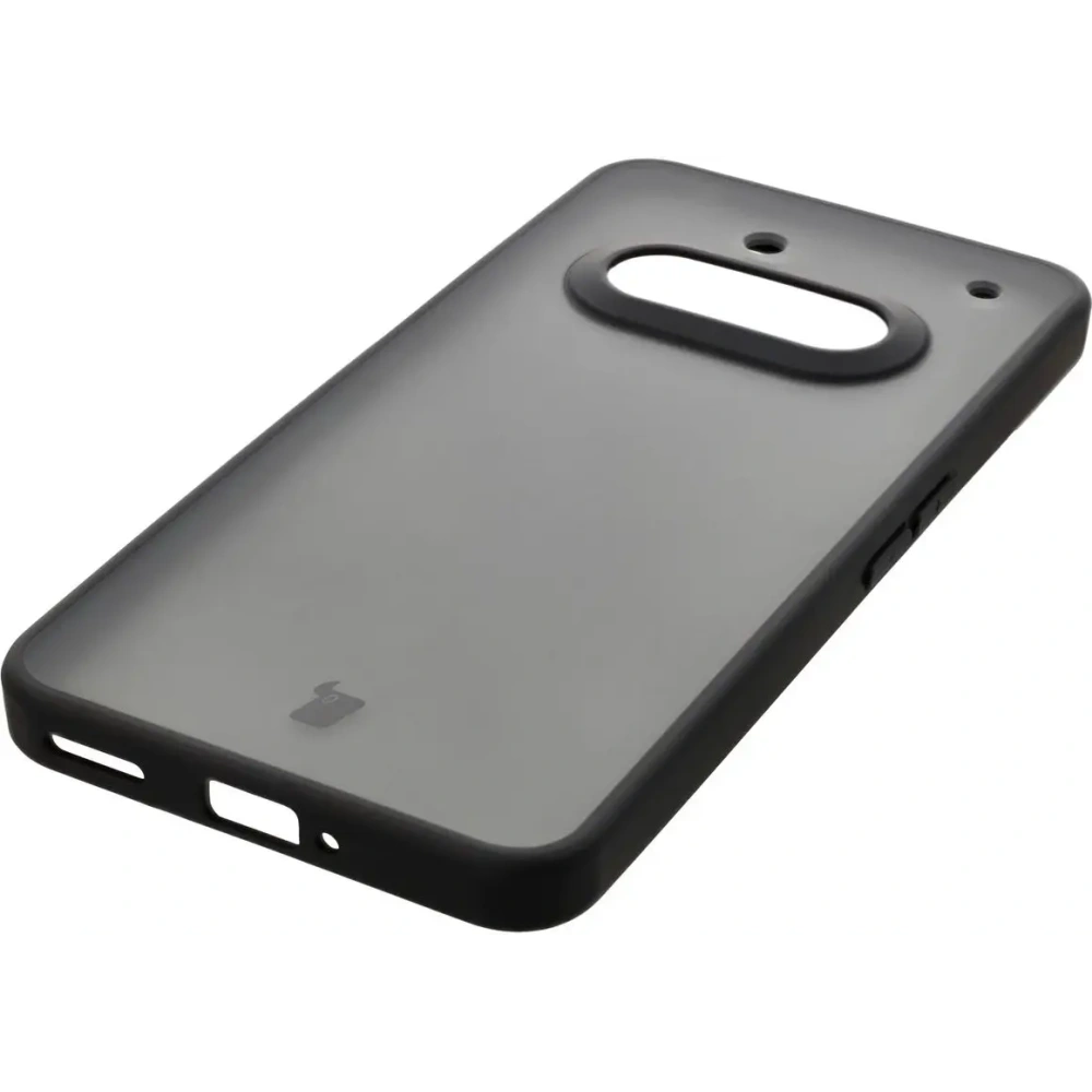 Wholesale Bizon Case Angelo Nothing Phone (3a) smoky with a black frame - BIZ9100 - {ean13} - Hurt