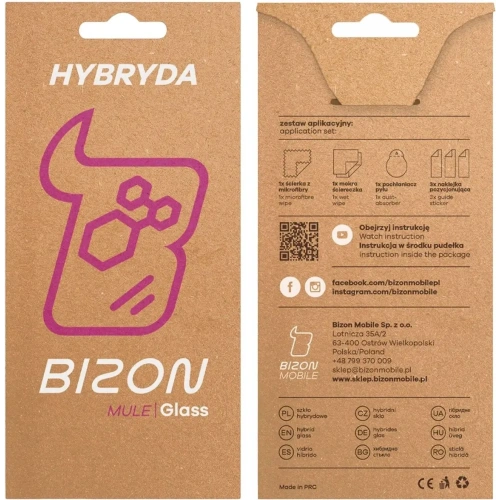 Elastyczne szkło hybrydowe Bizon Glass Mule do Xiaomi Redmi A5