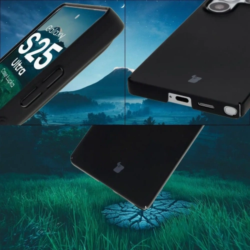 Etui Bizon Case Łupka do Samsung Galaxy S25 Ultra czarne