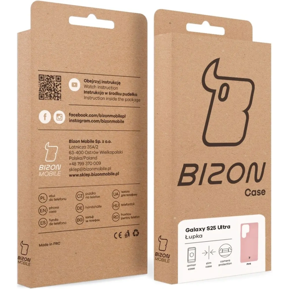 Wholesale Bizon Case Lupka Samsung Galaxy S25 Ultra pink - BIZ9105 - {ean13} - Hurt