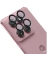 Bizon üveg Snap lencse Motorola Edge 60 / 60 Pro / 60 Fusion fekete keret