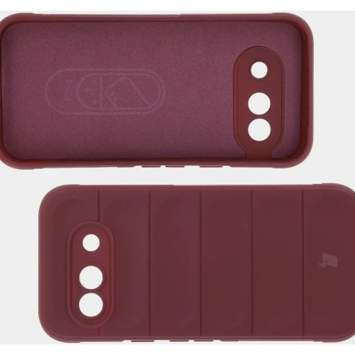 Pancerne etui Bizon Case Tur do Google Pixel 9a burgundowe