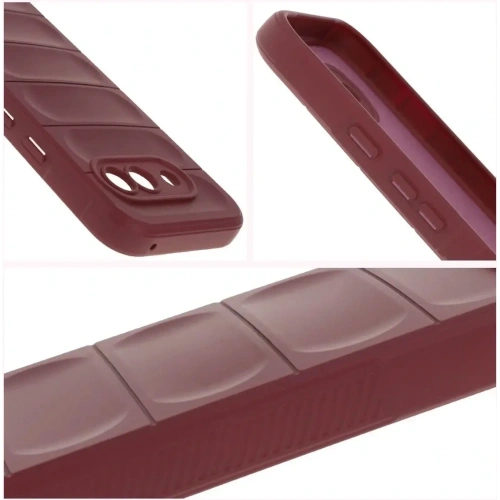 Pancerne etui Bizon Case Tur do Google Pixel 9a burgundowe