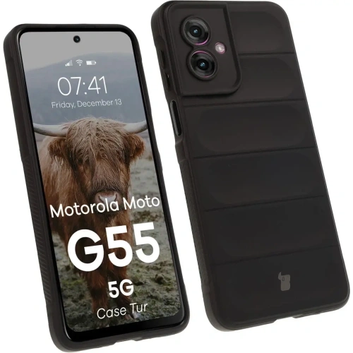 Pancerne etui Bizon Case Tur do Motorola Moto G55 5G czarne