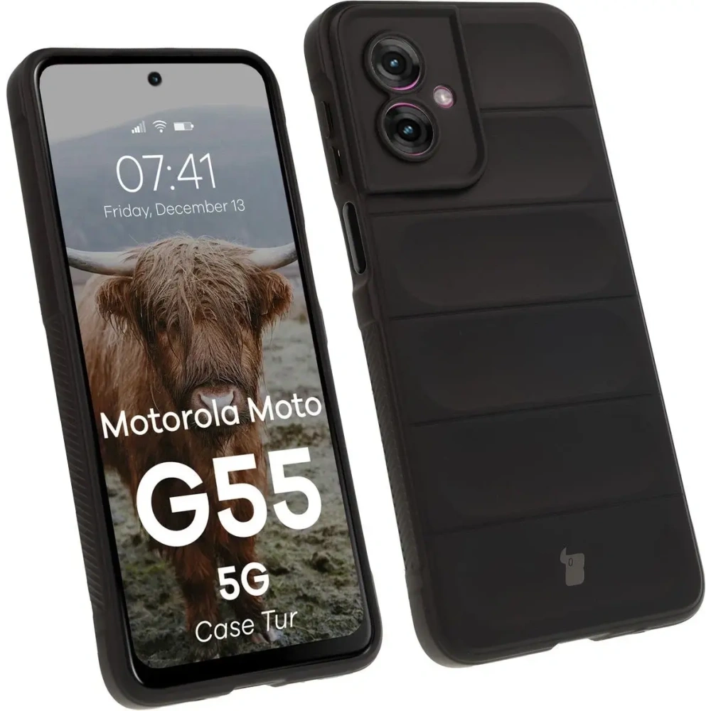 Wholesale Bizon Case Tur Motorola Moto G55 5G black - BIZ9117 - {ean13} - Hurt