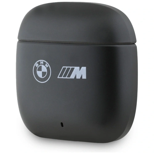 Bezprzewodowe słuchawki dokanałowe BMW M Metal M Logo Print Bluetooth 5.4 TWS ANC ENC czarny