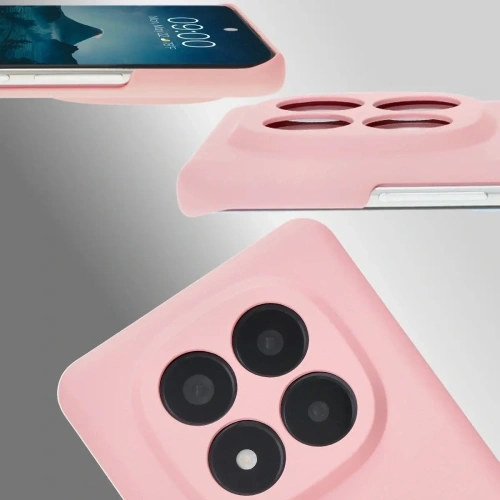 Etui Bizon Case Łupka do Xiaomi Redmi Note 14 Pro+ Plus 5G różowe