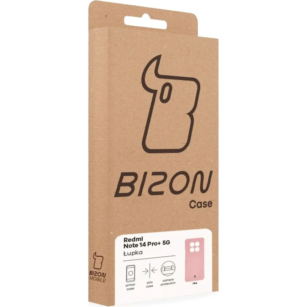 Wholesale Bizon Case Lupka Xiaomi Redmi Note 14 Pro+ Plus 5G pink - BIZ9121 - {ean13} - Hurt