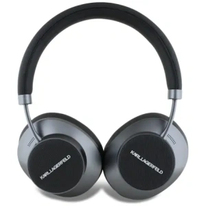 Wholesale Karl Lagerfeld Saffiano Elongated Wireless Over-Ear Headphones Bluetooth 5.4 ANC Black - KLD22044 - {ean13} - Hurt