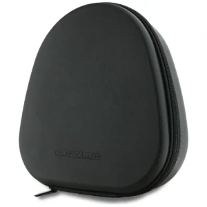 Wholesale Karl Lagerfeld Saffiano Elongated Wireless Over-Ear Headphones Bluetooth 5.4 ANC Black - KLD22044 - {ean13} - Hurt