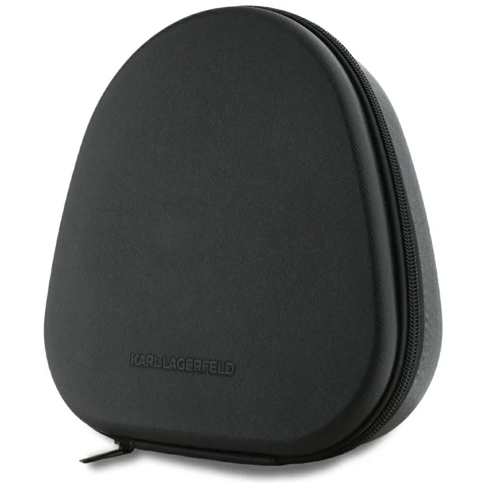 Wholesale Karl Lagerfeld Saffiano Elongated Wireless Over-Ear Headphones Bluetooth 5.4 ANC Black - KLD22044 - {ean13} - Hurt