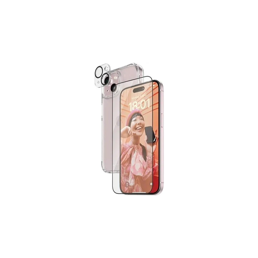 Wholesale PanzerGlass 3in1 Bundle D3O Hardcase + Screen Protector UWF+ Lens Apple iPhone 15 Plus - PZG919 - {ean13} - Hurt