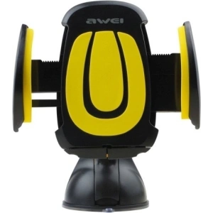AWEI Car Mount Holder X7 4.3" - 7" black & yellow