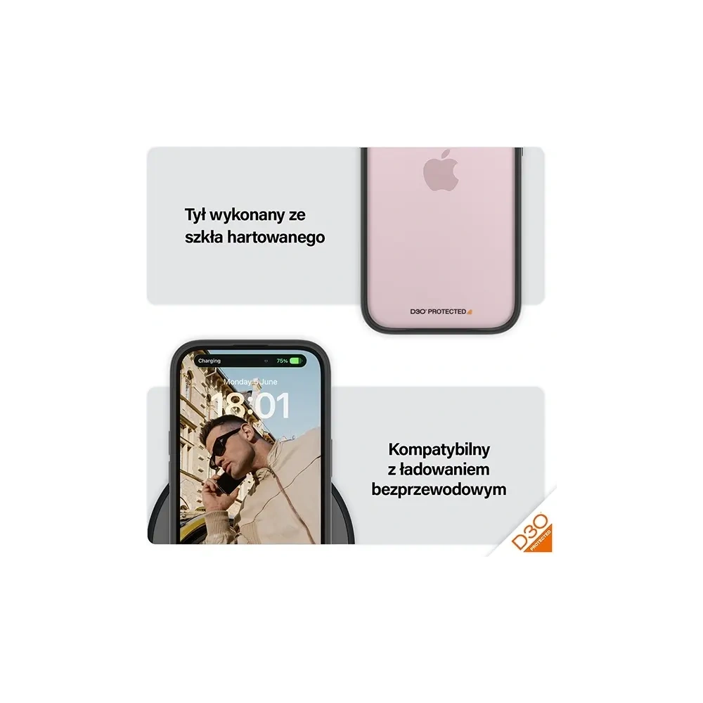 Wholesale PanzerGlass ClearCase Apple iPhone 15 D3O 2xMilitary grade black - PZG926 - {ean13} - Hurt