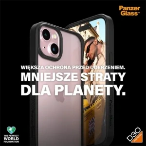 Hurtownia GSM - Etui PanzerGlass ClearCase do Apple iPhone 15 D3O 2xMilitary grade czarny - PZG926 - {ean13} - Hurt
