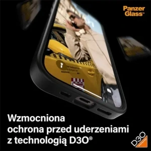 Wholesale PanzerGlass ClearCase Apple iPhone 15 D3O 2xMilitary grade black - PZG926 - {ean13} - Hurt