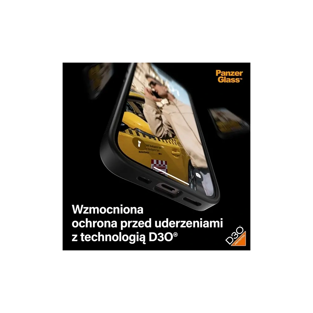 Wholesale PanzerGlass ClearCase Apple iPhone 15 D3O 2xMilitary grade black - PZG926 - {ean13} - Hurt