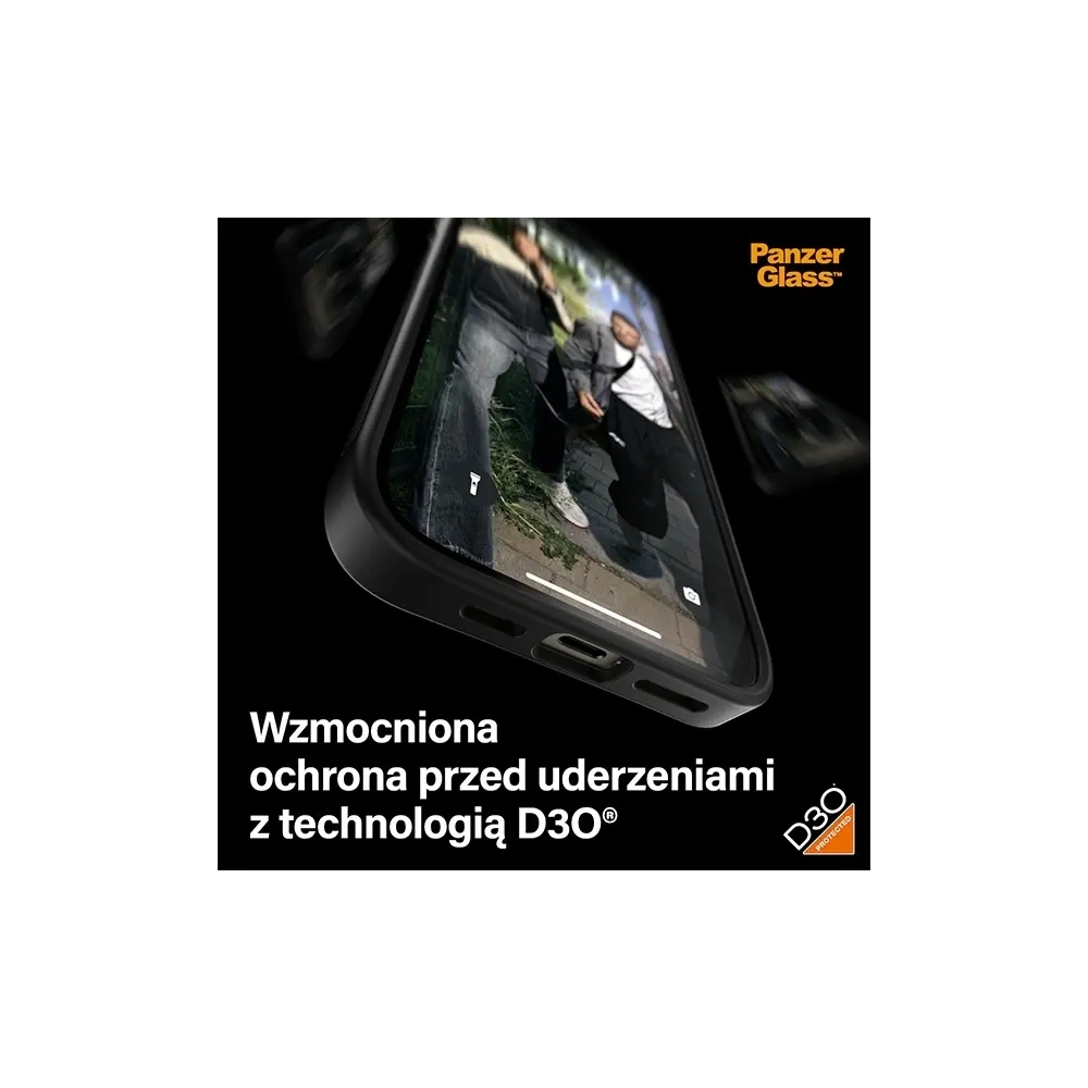 Hurtownia GSM - PanzerGlass ClearCase Apple iPhone 15 Plus / 14 Plus D3O 2xKatona minőségű fekete - PZG927 - {ean13} - Hurt